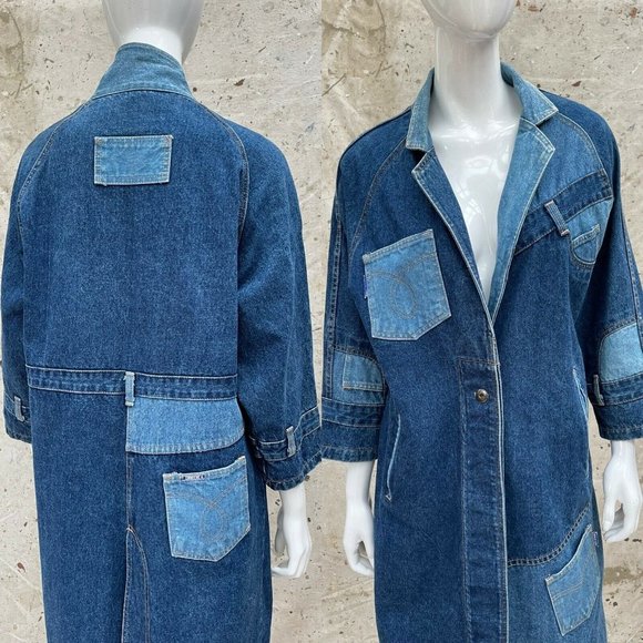 Vintage 80’s/90’s Deconstructed Jeans Denim Jacket, Small - Picture 6 of 6